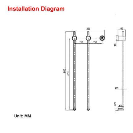 Wall Mounted Electric Towel Warmer with Timer – image 10