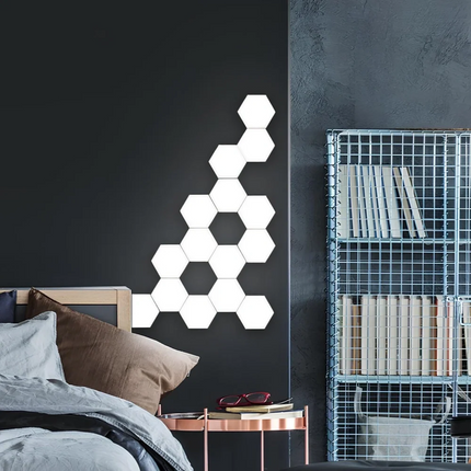 Honeycomb Hexalight Smart LED Wall Panels with App Control | Customizable Color Lighting for Gaming and Ambiance