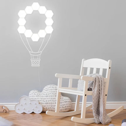 Honeycomb Hexalight Smart LED Wall Panels with App Control | Customizable Color Lighting for Gaming and Ambiance