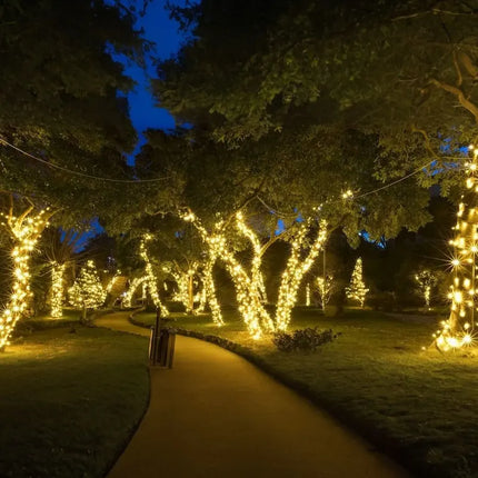 Solar String Fairy Lights with Waterproof Design | Eco-Friendly LED Decor for Garden and Patio Ambiance