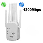 Upgraded model 6 antennas 1200M / White
