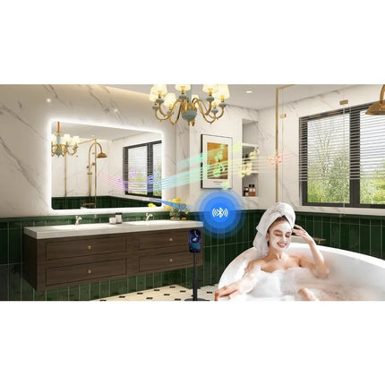 Lighted Vanity Mirror for Bathroom, LED Bathroom Mirror with Lights and Anti Fog – image 5