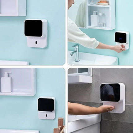 Foam Soap Dispenser Wall Mount, Foaming Hand Soap Dispenser for Bathroom
