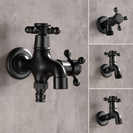 Outdoor Spigot, Wall Mount Faucet, Outdoor Spigot with Zinc Handle, Brass Faucet for Washing Machine and Garden
