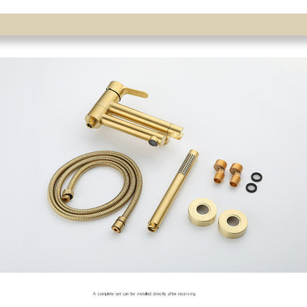Bathtub Faucet Wall Mounted, Bathtub Faucet Set for Hot and Cold Water – image 5