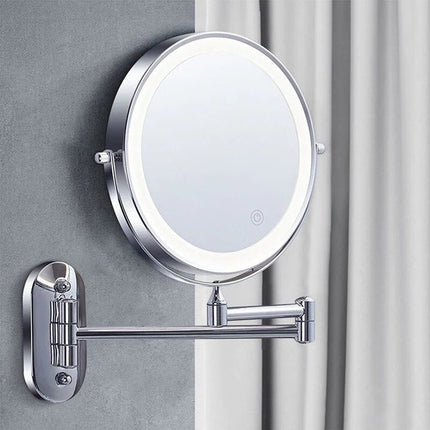 Lighted Vanity Mirror, Wall Mounted Makeup Mirror with Lights