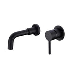 Wall Mounted Bathroom Faucet, Single Handle Bathroom Sink Faucet