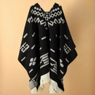 Pullover Poncho for Men, Warm Mens Outerwear, Cape Poncho for Winter and Cold Weather Clothing