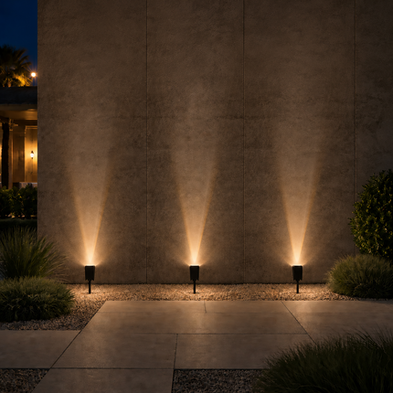 Solar Powered Spotlights, Outdoor Solar Lights for Garden and Pathway