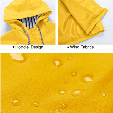 Trench Coat for Women, Waterproof Jacket Long