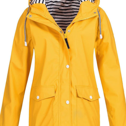 Trench Coat for Women, Windproof Rain Jacket