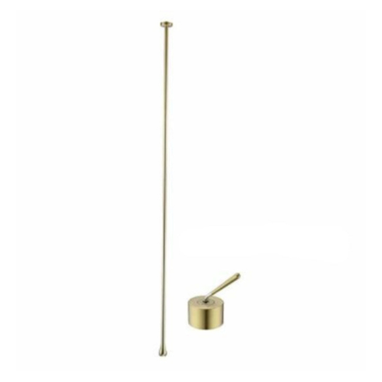 Ceiling Mounted Bathtub Faucet, Single Handle Bathroom Faucet in Brass – image 17