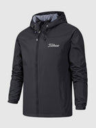 Rain Jacket for Men, Mens Raincoat with Water Repellent Breathable Shell, Windbreaker Jacket for Spring and Fall