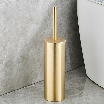 Toilet Brush Holder Gold, Stainless Steel Toilet Bowl Brush Holder, Gold Bathroom Accessories, Bathroom Storage