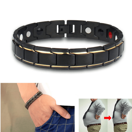 Magnetic Bracelets for Metabolism Support, Stainless Steel Bracelet with Infrared Element – image 10