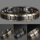 Magnetic Bracelets for Metabolism Support, Magnetic Therapy Bracelet, Stainless Steel Bracelet with Infrared Element
