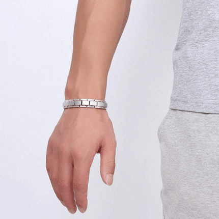 Magnetic Bracelets for Metabolism Support, Stainless Steel Bracelet with Infrared Element – image 12