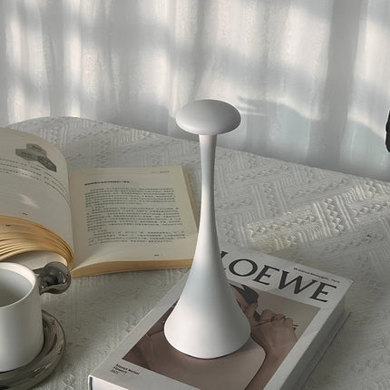 Dimmable Cordless Spire Lamp with Touch Control | Modern Aluminum Design for Versatile Home Lighting