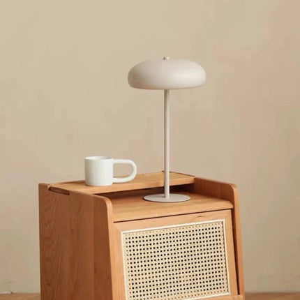 Sleek Retro Table Lamp with Touch Control & Rechargeable Design | Portable Lighting Solution for Modern Spaces