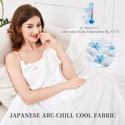 Chill Comfort | Cooling Summer Blanket with Double-Sided Cold Effect | Breathable & Lightweight for Hot Sleepers