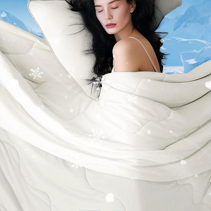 Cooling Comforter Set | Lightweight Cooling Blanket with Cooling Pillowcases | Moisture-Wicking Fabric for Hot Sleepers