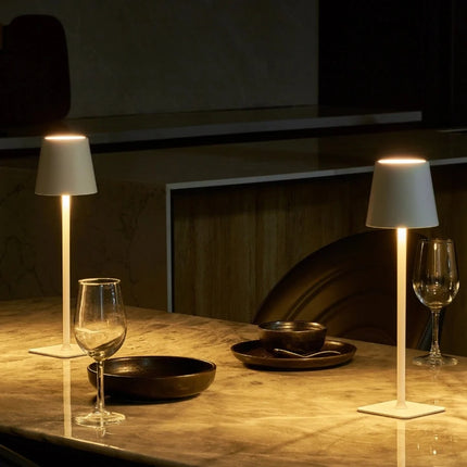 Dimmable Tall Cordless Table Lamp with Touch Control | Waterproof Design for Indoor and Outdoor Ambiance