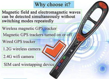RF Detector, GPS Tracker Detector with Magnetic Detection Hose – image 5