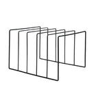Vinyl Record Stand, Wrought Iron Triangle Bookshelf for Books and Magazines, Vinyl Record Storage Rack