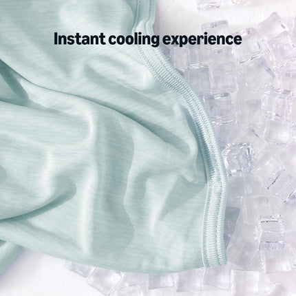 Cooling Comfort | Reversible Lightweight Blanket for Hot Sleepers | Soft Thin Throw for Bed & Couch