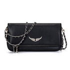 Clutch Purses for Women, Vegan Leather Handbag, Minimalist Clutch Bag with Top Closure and Zip Pocket